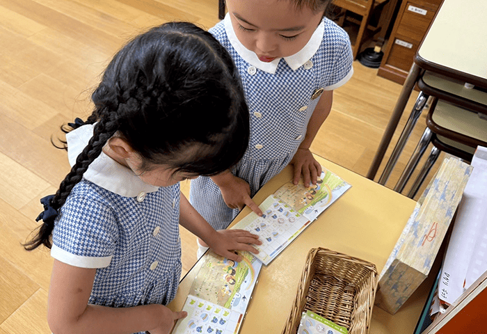 朝のお仕度の様子